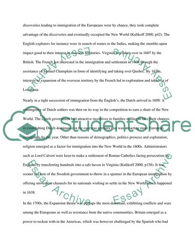 Changing Character of Alien Immigration in Early Modern Period