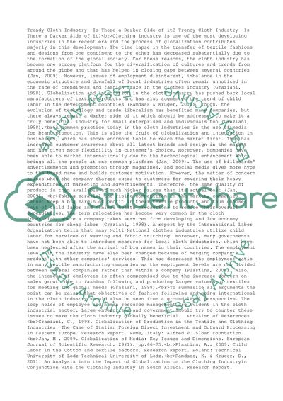 Globalisation and Integration