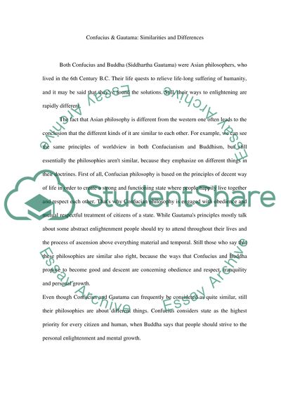 Confucius and Gautama