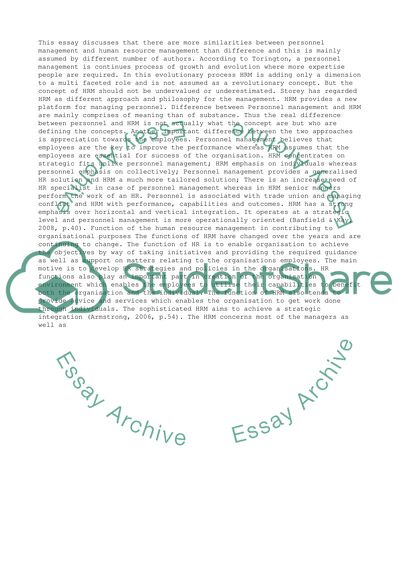 The key principles of human resource management