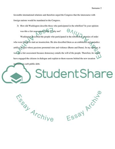 Sixth Annual Message of George Washington