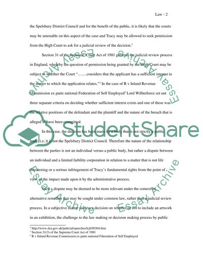 Spelsbury Council and Human Rights