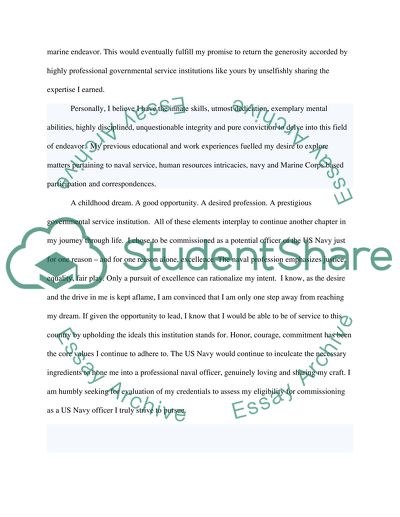 Motivational statement