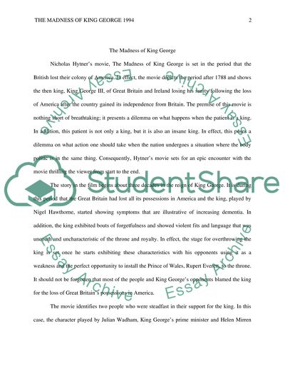 The Madness of King George 1994