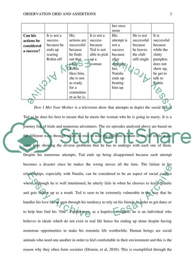 Analysis of the TV Show How I Met Your Mother