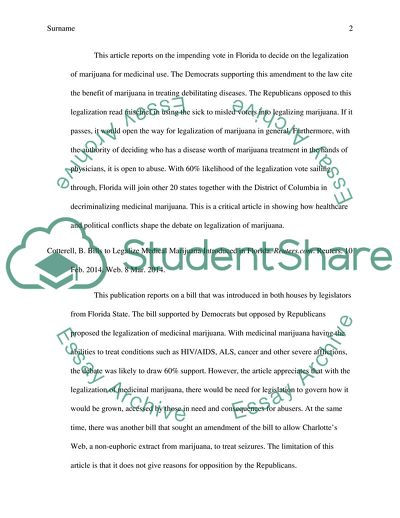 Legalizing Marijuana