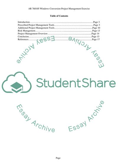 Converting A Network of Personal Computers From Windows XP to Windows 7