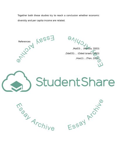 How does diversity of employment affect the welfare(income per person) in cities of America