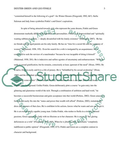 Dexter Green and Leo Finkle