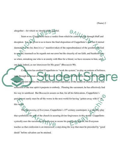 Pathways to Redemption: Contemplations on Literary Confession