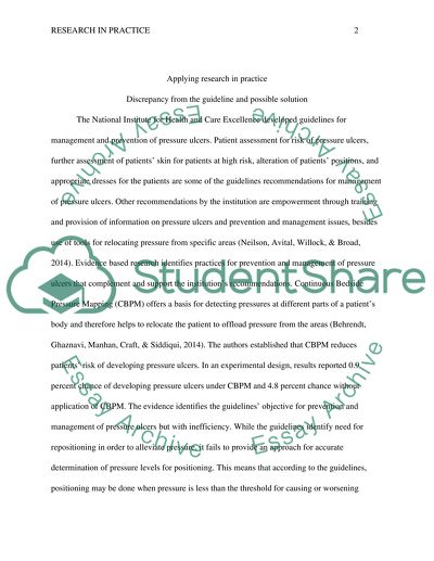 Applying Research in Practice