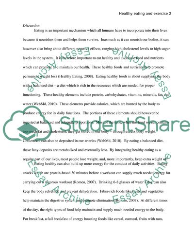 The Effects of Healthy Eating and Exercise on the Human Life Span