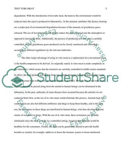 Pros and Cons of Test Tube Meat