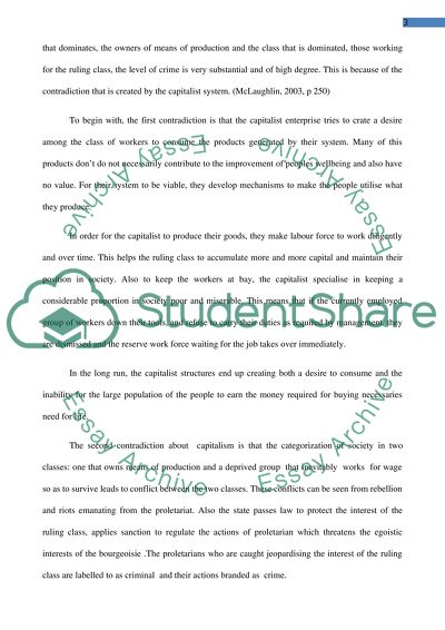 The Conception of Power Class and Crime by Marxist Theorists