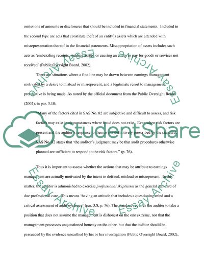 The Construct Surrounding Earnings Management