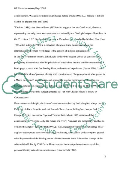 Questions and Problems Related to the Study of Consciousness