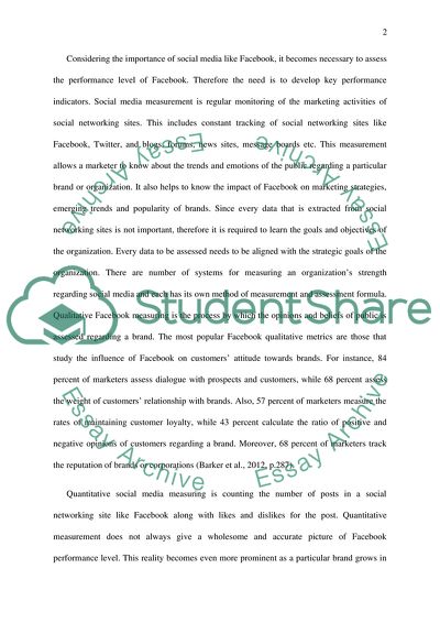 Facebook as an Effective Management Information System (MIS) Tool