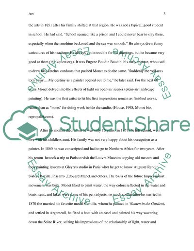 Monets Life and Works