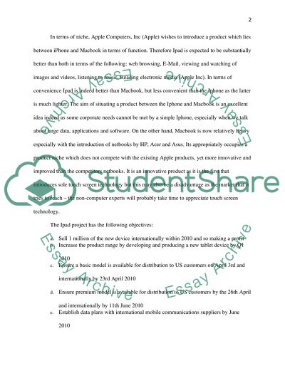 Critical Evaluation of Ipad Project