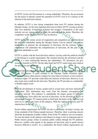 China Central Television (CCTV) Headquarters Building And Each Stakeholder In This Project