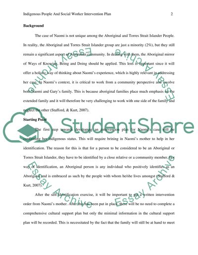 Developing the Cultural Intervention Plan