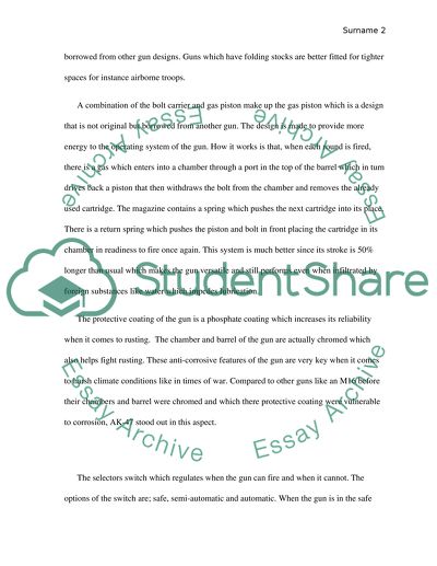 Production Of A Klashnikov