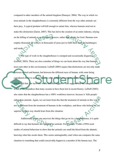 Animal-Human Culture