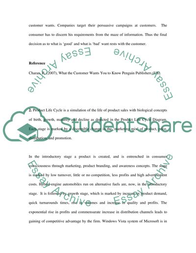 Wanted and Unwanted Products