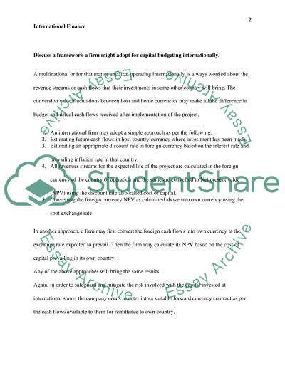 International Finance Airbus and Boeing