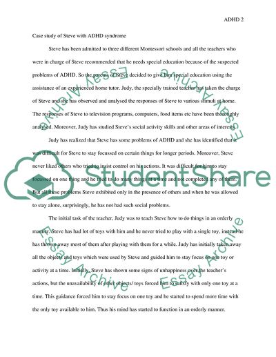 Attention Deficit Hyperactivity Disorder ADHD