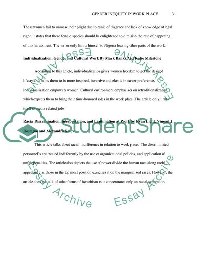 Gender, Work and Organization