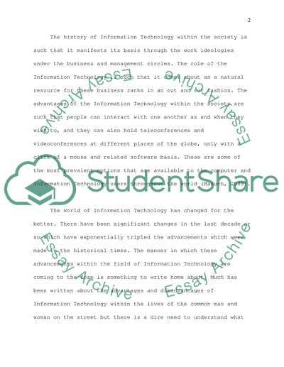 The role of technology in society