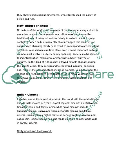 The Culture of the Area to Be Ruled