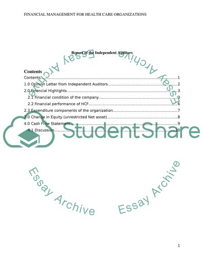 Financial Management of Healthcare Organizations