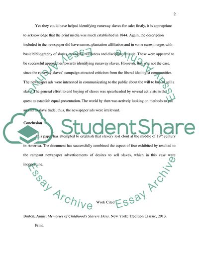 The Slow Death of Slavery