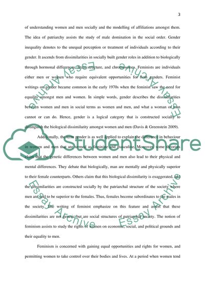 Feminism as a Highly Relevant Ideology