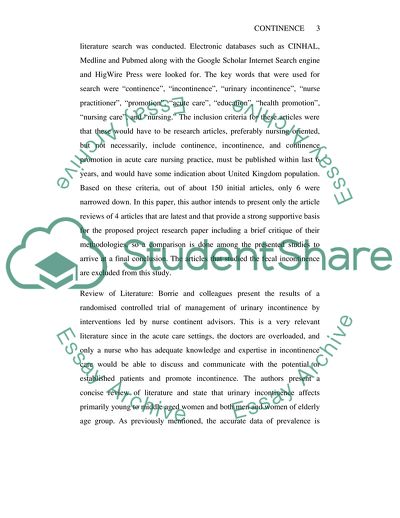 Urinary Incontinence