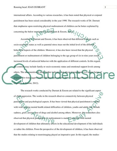 The Psychology of Child Aggression and Child Abuse