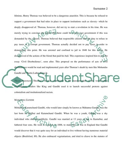 Ghandi research paper
