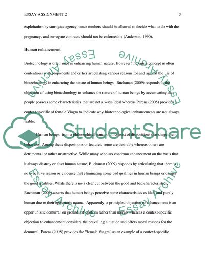 Surrogate Mothers and Human Enhancement Dilemmas