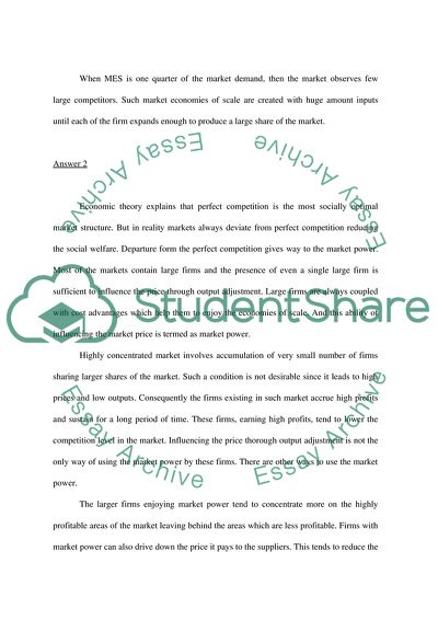 Economics of Competition