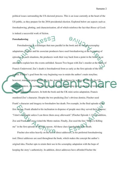 David Finchers House of Cards