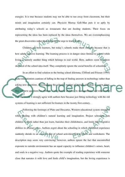 Hard fun: teaching and learning for the 21 century by Clifford and Friesen