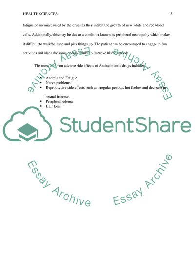 The Side Effects of Cancer Treatment Drugs
