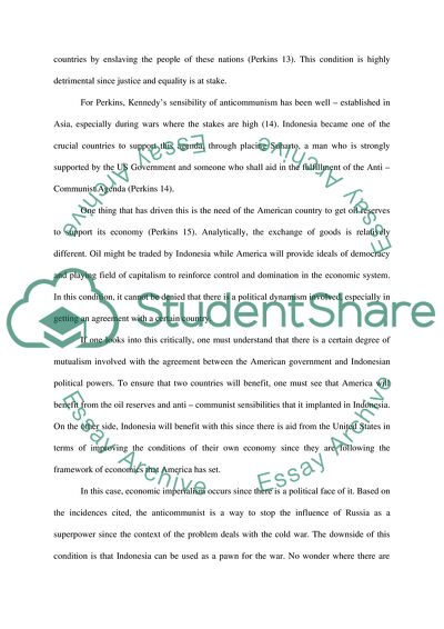 Imperialism in the Economy of the US