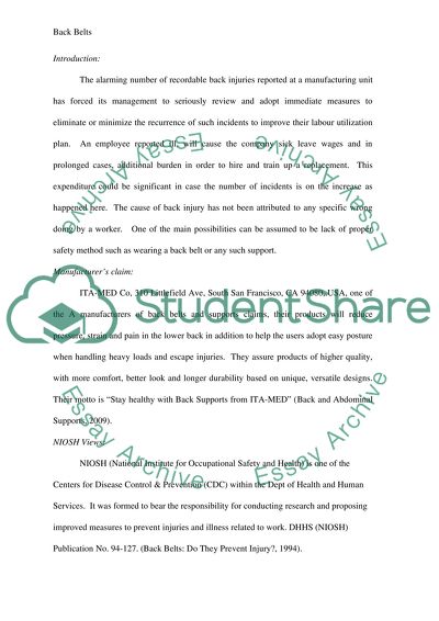 The Importance of Back Support for the Entire Human Body