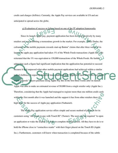 Apple Pay: E-Business Strategy