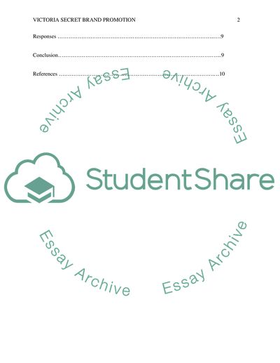 Planning Integrated Plan Promotion: Victoria Secret