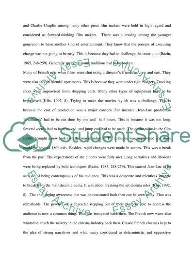 The French New Wave is about Breaking the Rules