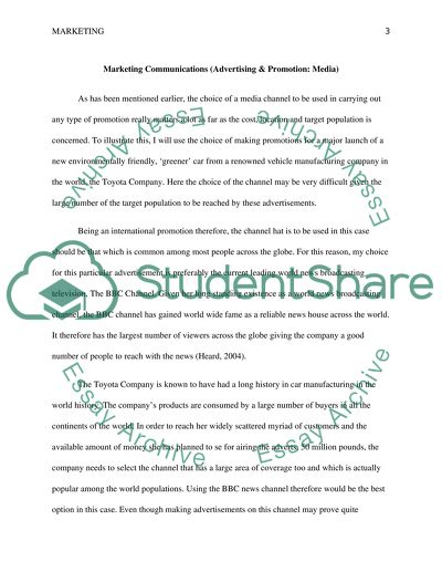 Advertising and promoting